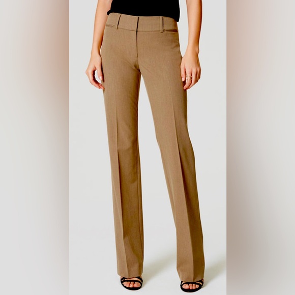 LOFT Pants - Stylish Marisa Brown Trouser Pants - Size 00